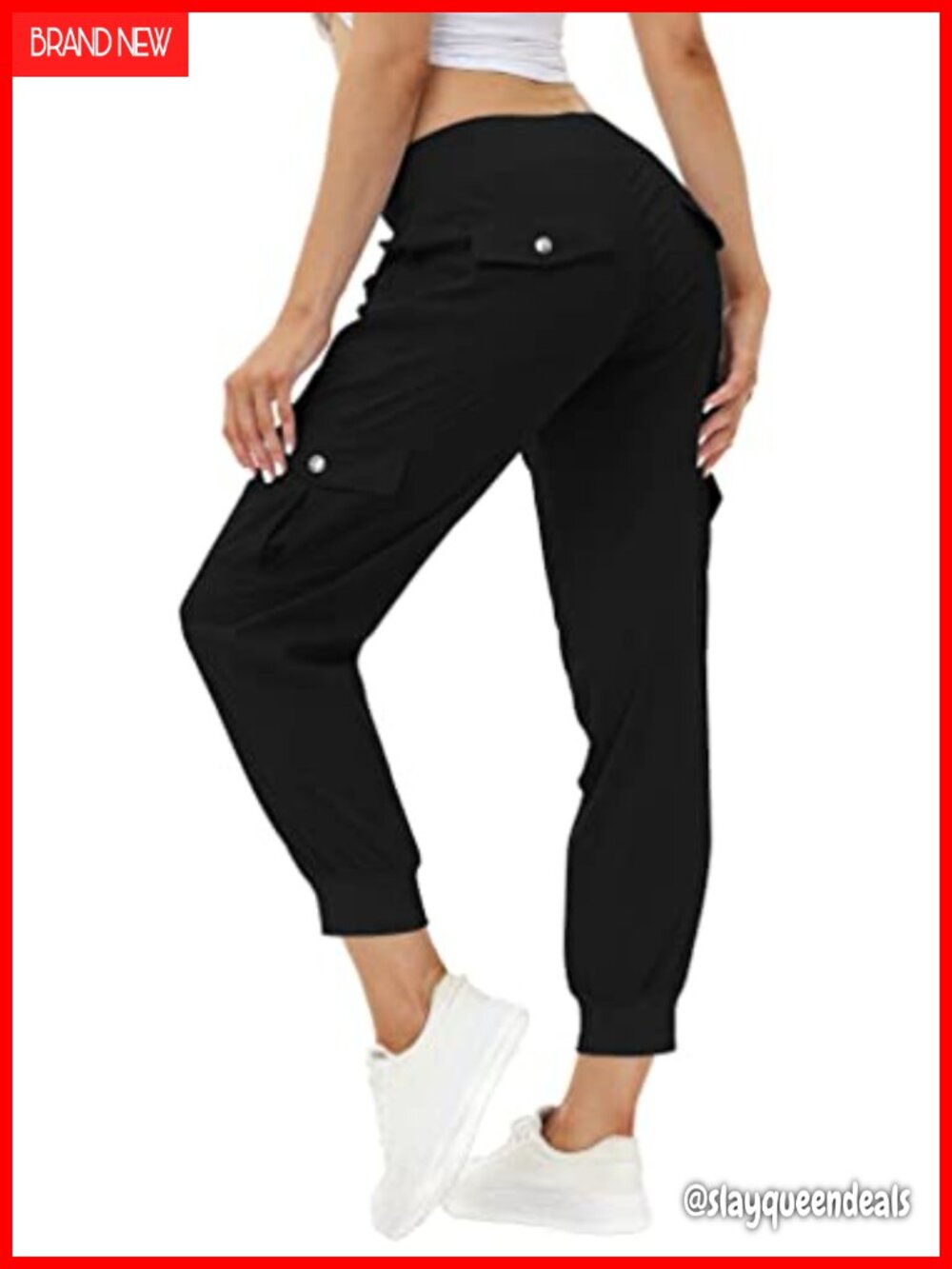 Women's Lightweight Hiking Cargo Pants Quick Dry Tapered Joggers
